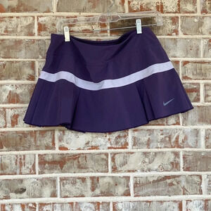 Nike Purple Dri Fit Pleated Tennis Skort